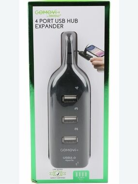 GOMOVI by VIVITAR 4 Port USB Hub Expander